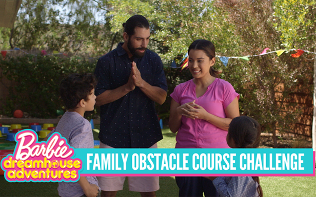 Barbie™ Dreamhouse Adventures Inspires Family Obstacle Course Challenge