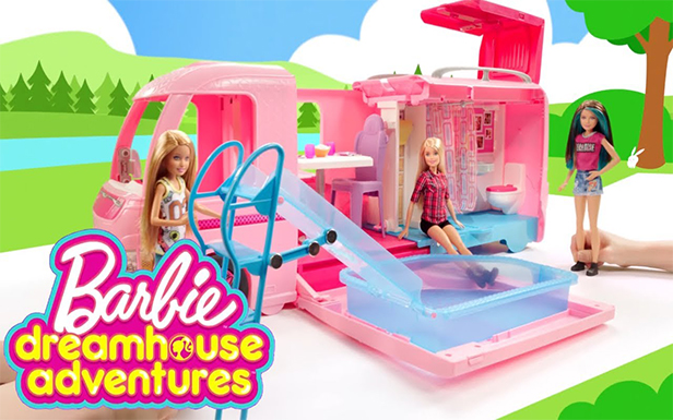 Barbie® Doll and Her Friends in a Barbie™ Storytelling Fun - Dreamhouse Adventures Camping Remix 
