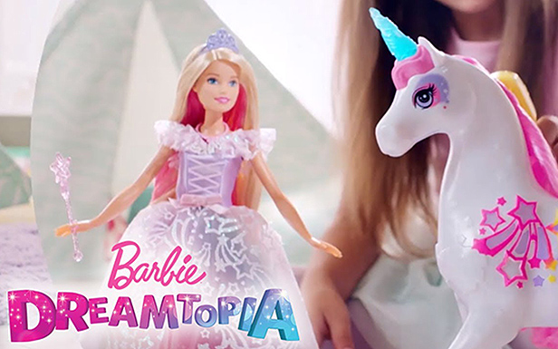 Behind the Scenes with Barbie® Doll and the Barbie™ Dreamtopia Brush ‘n Sparkle Unicorn